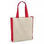 BAZAR. Sacola 100% algod&atilde;o (140 g/m&sup2;) - Vermelho
