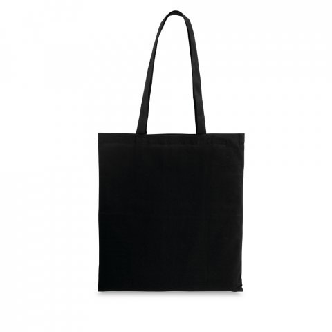 WHARF. Sacola 100% algod&atilde;o (100 g/m&sup2;) - Preto