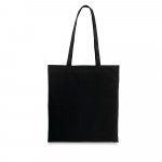 WHARF. Sacola 100% algod&atilde;o (100 g/m&sup2;) - Preto