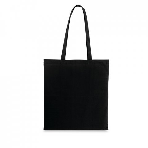 WHARF. Sacola 100% algod&atilde;o (100 g/m&sup2;) - Preto
