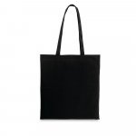 WHARF. Sacola 100% algod&atilde;o (100 g/m&sup2;) - Preto