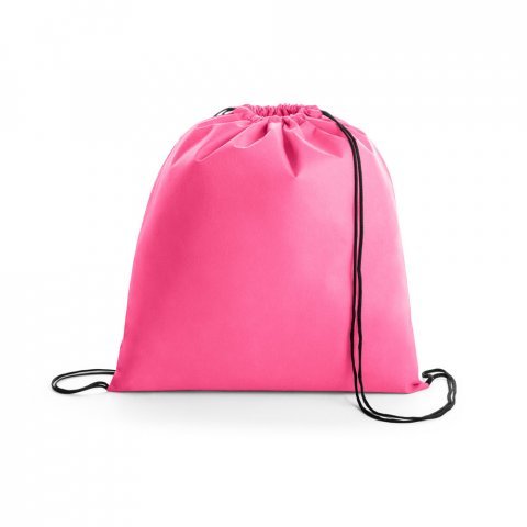 BOXP. Sacola tipo mochila em non-woven (80 g/m&sup2;) - Rosa