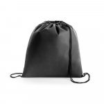 BOXP. Sacola tipo mochila em non-woven (80 g/m&sup2;) - Preto