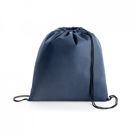 BOXP. Sacola tipo mochila em non-woven (80 g/m&sup2;) - Azul