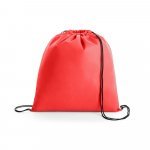 BOXP. Sacola tipo mochila em non-woven (80 g/m&sup2;) - Vermelho