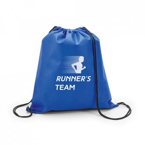 BOXP. Sacola tipo mochila em non-woven (80 g/m&sup2;) - Azul royal