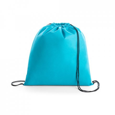 BOXP. Sacola tipo mochila em non-woven (80 g/m&sup2;) - Azul claro