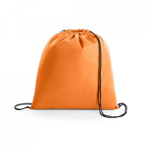 BOXP. Sacola tipo mochila em non-woven (80 g/m&sup2;) - Laranja