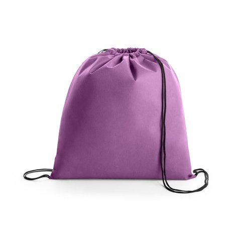 BOXP. Sacola tipo mochila em non-woven (80 g/m&sup2;) - Roxo