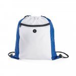 ALICANTE. Sacola tipo mochila em 210D - Azul royal