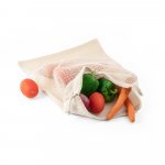 NAPOLI. Sacola 100% algod&atilde;o (120 g/m&sup2;) - Natural claro