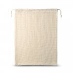 NAPOLI. Sacola 100% algod&atilde;o (120 g/m&sup2;) - Natural claro