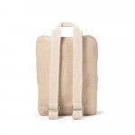 MARBELLA. Mochila em juco (mistura de algod&atilde;o e juta, 275 g/m&sup2;) 7 L - Natural