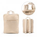 MARBELLA. Mochila em juco (mistura de algod&atilde;o e juta, 275 g/m&sup2;) 7 L