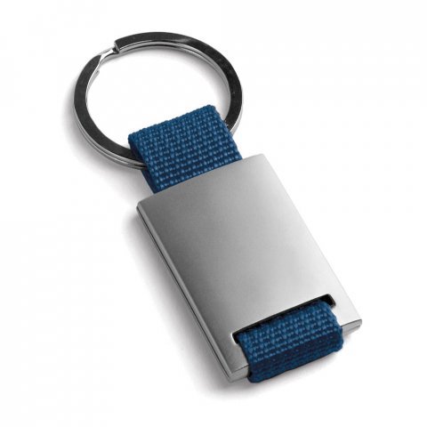 GRIPITCH. Chaveiros em metal e em webbing - Azul