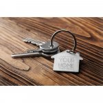 HOMIER. Chaveiro casa em alum&iacute;nio