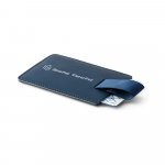 POPPY. Porta cart&otilde;es em PU com bloqueio RFID - Azul