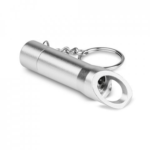 TORCHEN. Lanterna em metal com 3 LEDs - Cromado satinado