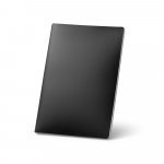 QUEIROS. Caderno A5 de capa flex&iacute;vel em papel pedra (620g/m&sup2;) - Preto