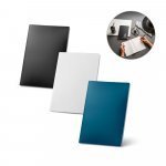 QUEIROS. Caderno A5 de capa flex&iacute;vel em papel pedra (620g/m&sup2;)