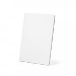 CRANE. Caderno A5 resistente &agrave; &aacute;gua em papel pedra (120g/m&sup2;), com p&aacute;ginas pautadas - Branco
