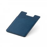 BLOCK. Porta cart&otilde;es para celular com bloqueio de RFID em PU - Azul