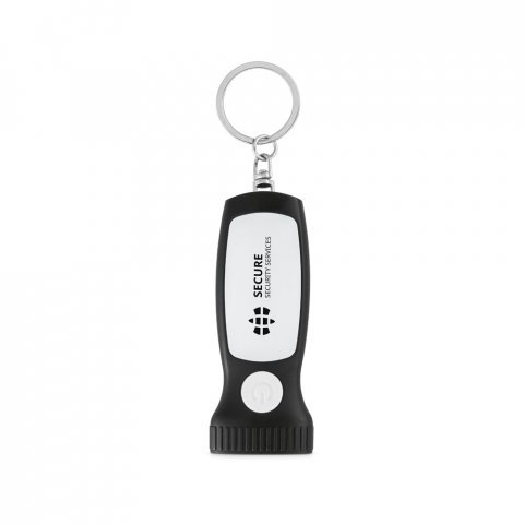 CLEAT. Chaveiro com luz LED - Preto