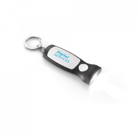 CLEAT. Chaveiro com luz LED - Preto