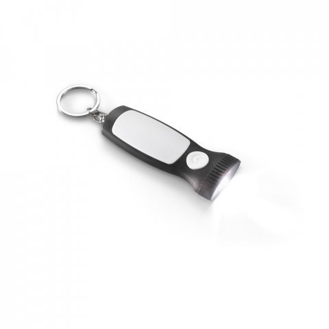 CLEAT. Chaveiro com luz LED - Preto