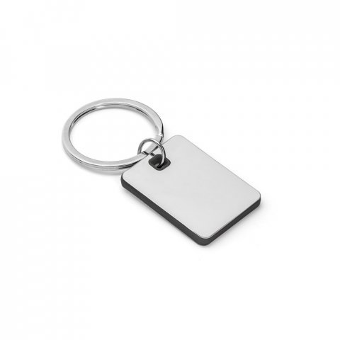 BECKET. Chaveiro em metal e ABS - Preto