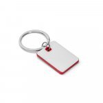 BECKET. Chaveiro em metal e ABS - Vermelho