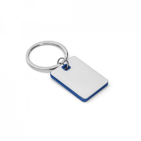 BECKET. Chaveiro em metal e ABS - Azul royal