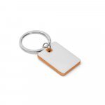 BECKET. Chaveiro em metal e ABS - Laranja