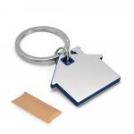 VIVRE. Chaveiro casa em metal e ABS