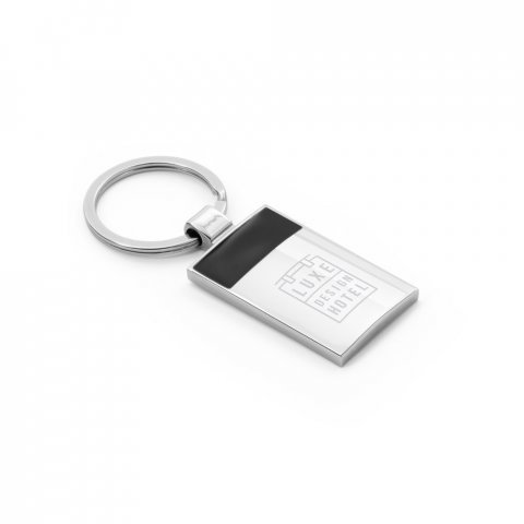 FLEMI. Chaveiro em metal - Preto