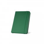 MEYER. Caderno de bolso em c.sint&eacute;tico com p&aacute;ginas lisas - Verde