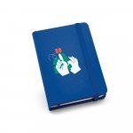 MEYER. Caderno de bolso em c.sint&eacute;tico com p&aacute;ginas lisas - Azul royal