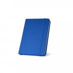 MEYER. Caderno de bolso em c.sint&eacute;tico com p&aacute;ginas lisas - Azul royal