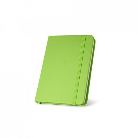 MEYER. Caderno de bolso em c.sint&eacute;tico com p&aacute;ginas lisas - Verde claro