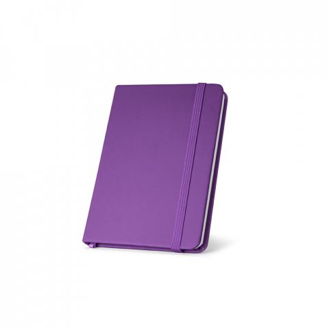 MEYER. Caderno de bolso em c.sint&eacute;tico com p&aacute;ginas lisas - Roxo