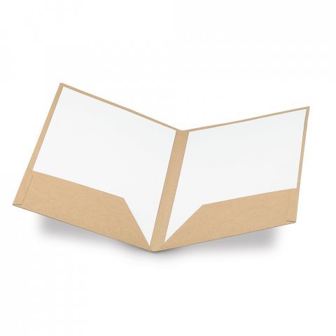 PUZO. Pasta porta-documentos A4 em papel 100% reciclado (400 g/m&sup2;) - Natural