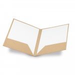PUZO. Pasta porta-documentos A4 em papel 100% reciclado (400 g/m&sup2;) - Natural