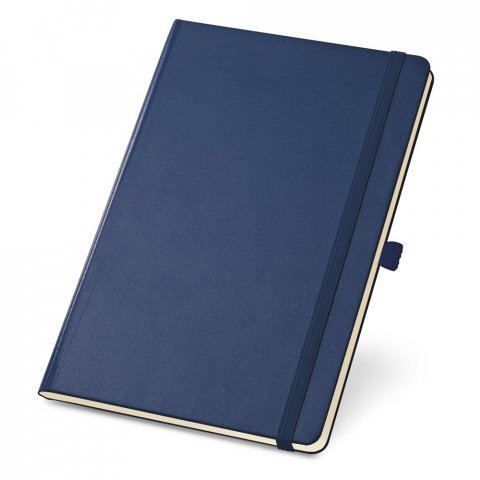 CHAMBERI A5. Caderno A5 de capa dura com p&aacute;ginas lisas - Azul