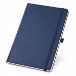 CHAMBERI A5. Caderno A5 de capa dura com p&aacute;ginas lisas - Azul
