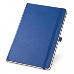 CHAMBERI A5. Caderno A5 de capa dura com p&aacute;ginas lisas - Azul royal