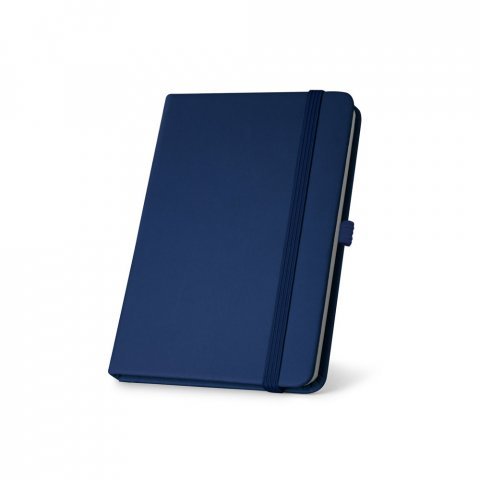 ATWOOD A5. Caderno A5 de capa dura em c.sint&eacute;tico, com p&aacute;ginas lisas - Azul