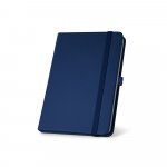 ATWOOD A5. Caderno A5 de capa dura em c.sint&eacute;tico, com p&aacute;ginas lisas - Azul