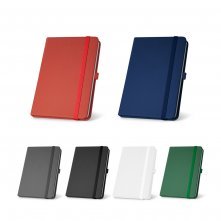 ATWOOD A5. Caderno A5 de capa dura em c.sint&eacute;tico, com p&aacute;ginas lisas