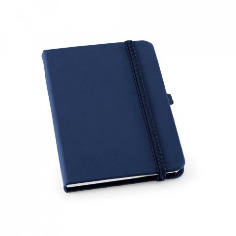 ATWOOD A6. Caderno A6 de capa dura em c.sint&eacute;tico, com p&aacute;ginas lisas - Azul