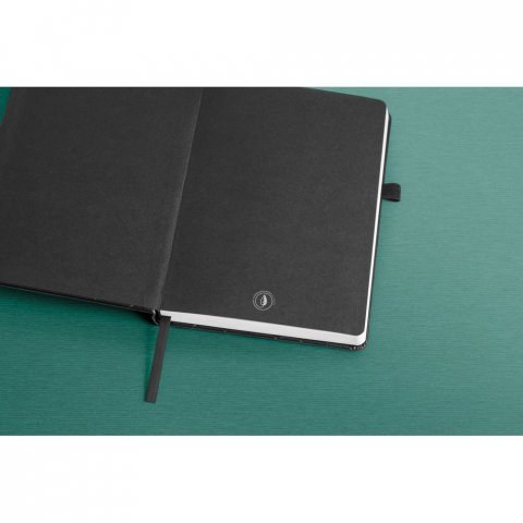 GEOMETRIC NOTEBOOK. Caderno GEOMETRIC A5 em C.sint&eacute;tico - Preto